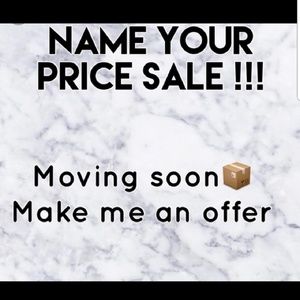 Moving soon,  need to clear my closet out.